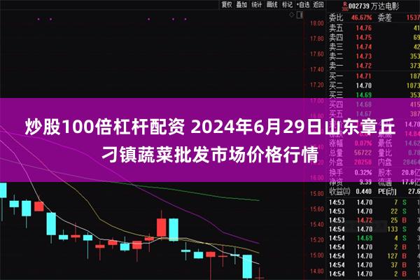 炒股100倍杠杆配资 2024年6月29日山东章丘刁镇蔬菜批发市场价格行情